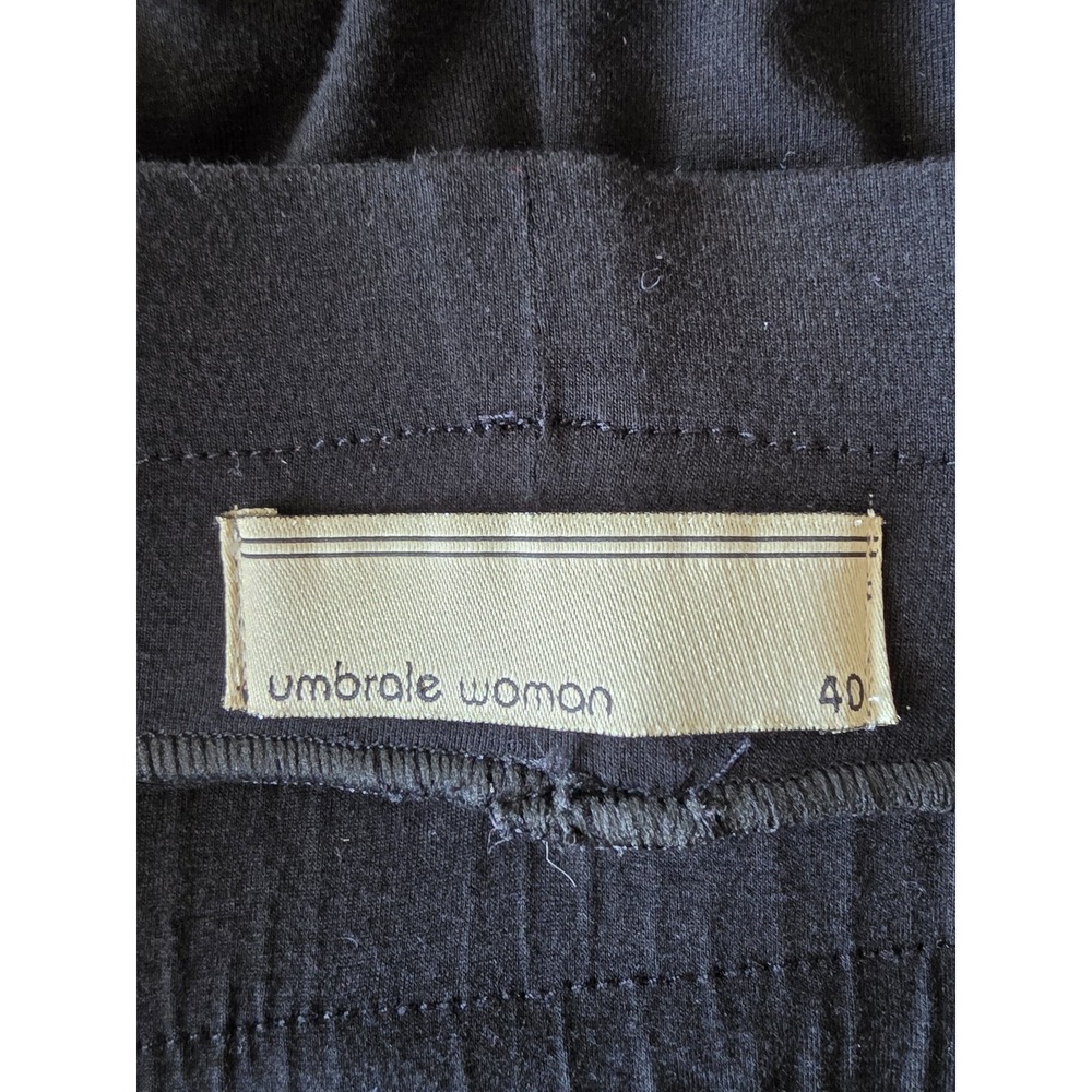Umbrale Black Handkerchief Hem Skirt - Size 40 - Mixed Media Lace & Satin - Picture 4 of 5